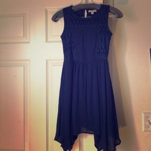 Navy blue kids dress
